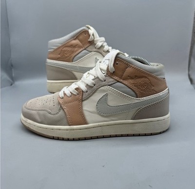 Nike Air Jordan 1 Mid SE Craft Sail Tan CV3044-100 Size 7 / Women 8.5