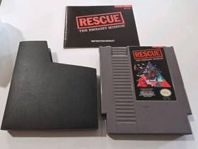 Rescue The Embassy Mission Completo CIB Nintendo Nes Gioco Box Manuale Polistirolo ��