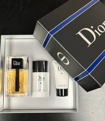 2021 Christian Dior Homme cologne perfume EDT 3.4 oz + Deodorant+Shave Balm 3pc