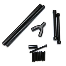 SPTSTA80043UBK ALUMINUM FRONT & REAR UPPER SUSPENSION LINKS FOR AXIAL SCX10: