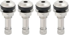 4pcs Tire Valve Stems For 0.453 0.625 Rim Holes Long 1 12 Metal Valve Stem