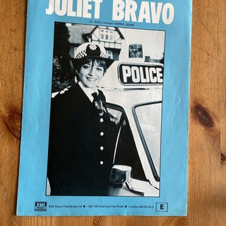 Sheet Music Juliet Bravo TV Series Theme 1980 Derek Goom
