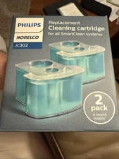 Philips Norelco Cleaning Cartridges for SmartClean System, 2 Pack - JC302/52
