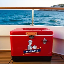 Yakimoto 54Qt Heavy-Duty Food and Beverage Insulation Cooler For Camping Fishing