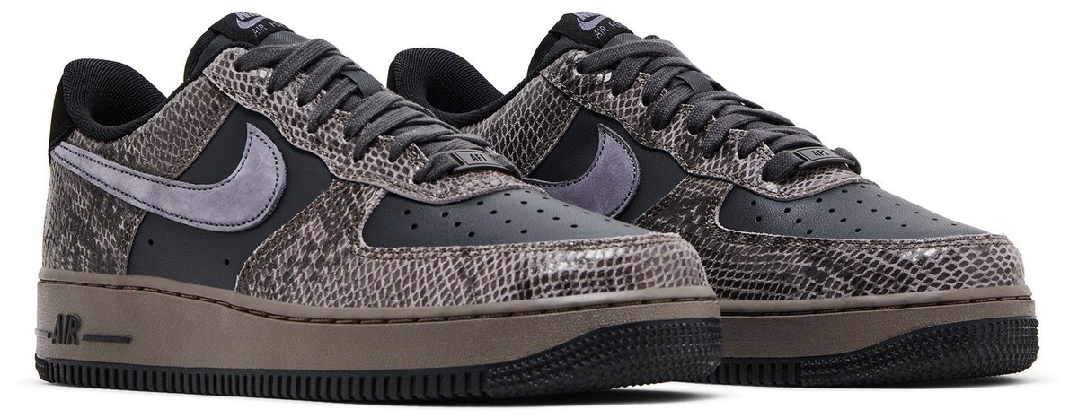 HF2898-001] MENS NIKE AIR FORCE 1 '07 LV8 'OFF NOIR SNAKESKIN' | eBay