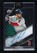 2020 Topps Chrome Black Green Refractor 13/99 JD Martinez #CBA-JD Auto 0d59