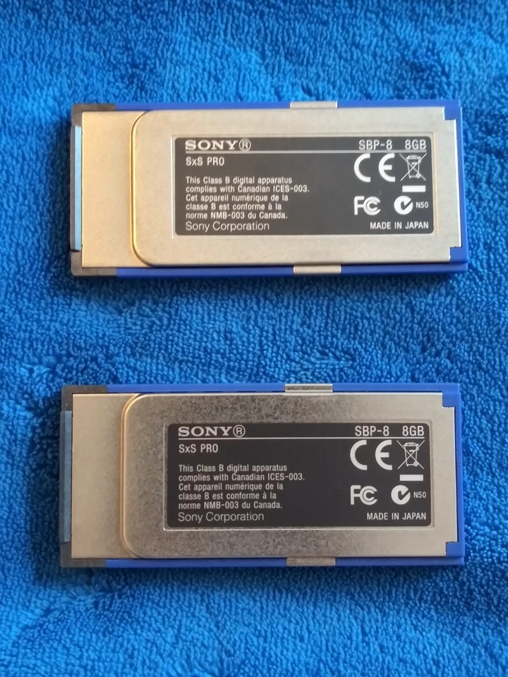 Sony SBP-8 8GB SxS Pro Memory Card, 2-Pack - Image 2 of 2