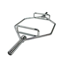 Gronk Fitness Hex Trap Bar  56 LB Olympic Deadlift Bar with Dual Knurled Handle