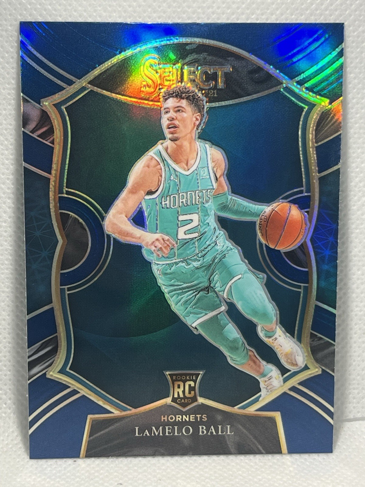 2020-21 Panini Select - Concourse LaMelo Ball #63 Blue Prizm (RC)