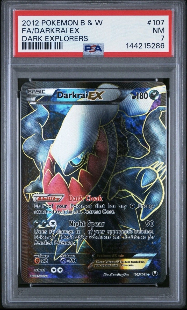 darkrai pokemon card full art Pokmon TCG XY114 Mythical Collection XY Black Star Promo Colorless Retreat Cost Pokemon - Darkrai EX -