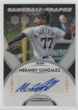 2019 Panini Prizm Game Ball Graphs Merandy Gonzalez #GB-MG Auto un2