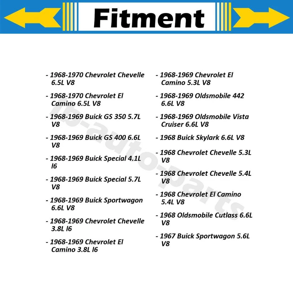 Cable de freno de estacionamiento trasero Dorman 2x para Chevrolet Chevelle 1968-1972 Foto 4 de 4