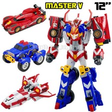Tobot V Galaxy Detectives 15" 6 In1 Master V Ultimate Figure Combiner Robot