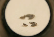 Piaget Watch part parts 12P 443 setting lever and screw, 12p #443