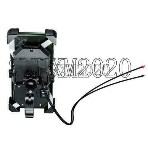 Wireless Charger Phone Holder Mount For Yamaha V-Star 250 650 950 1100 1300 Foto 4 de 4