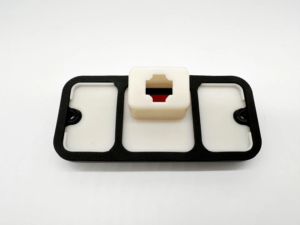 Luz de señalización lateral trasera del lado del conductor o del pasajero negra para camioneta Chevy K20 68-72 Foto 3 de 4