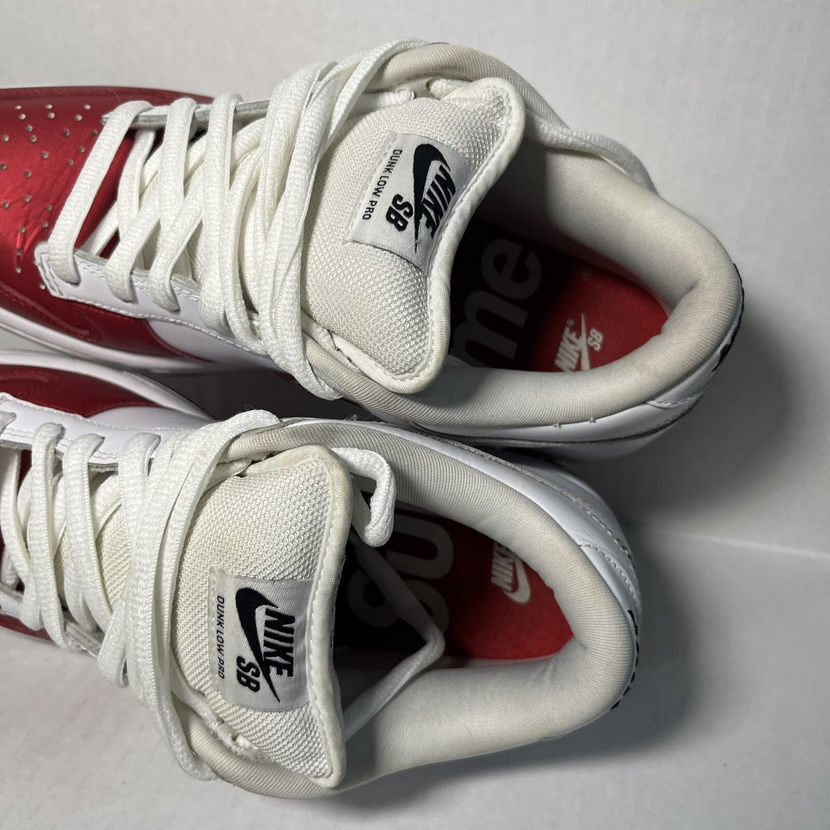 ナイキSBダンクローシュプリームジュエルスウッシュレッド Nike SB Dunk Low Supreme Jewel Swoosh Red Men's - CK3480-600