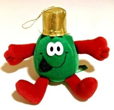   NEW 1990 Vintage Merry Beans OLIVER DanDee Plush Bean Bag ECKERD Christmas Toy