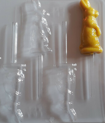 OSTERHASE SCHOKOLADE LUTSCHER FORM 4 HOHLRÄUME
