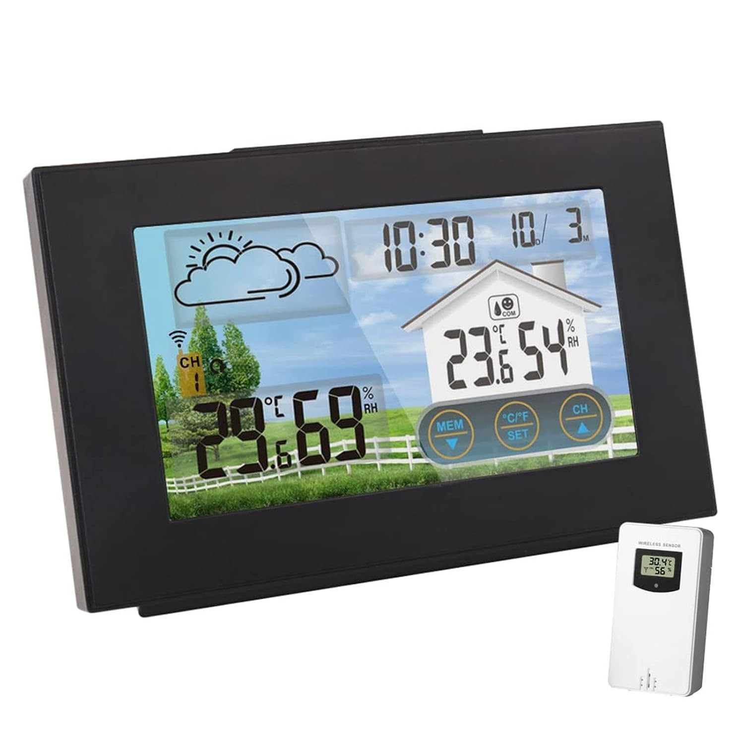 Offerta Stazione Meteorologica Wireless LCD a Colori - Occasione!