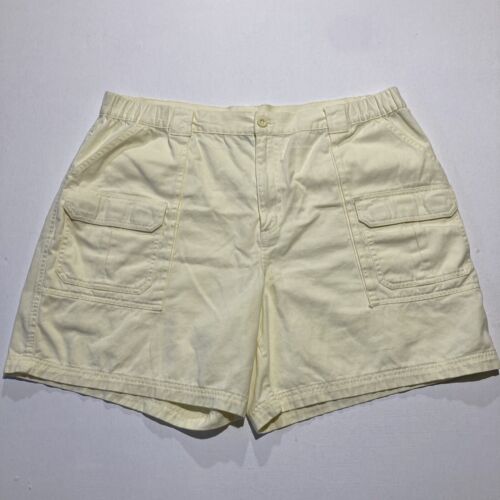 Pantalones cortos para hombre Croft and Barrow amarillos talla 42 - Imagen 1 de 10