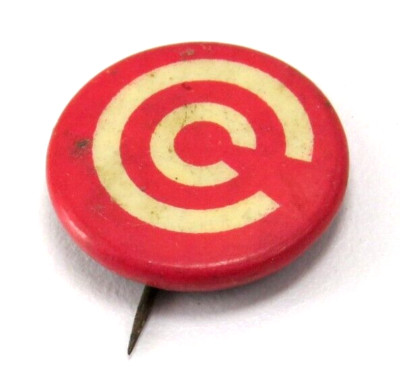 David C. Cook Publishing Co. Vintage Copyright Symbol 3/4'' Pinback Button