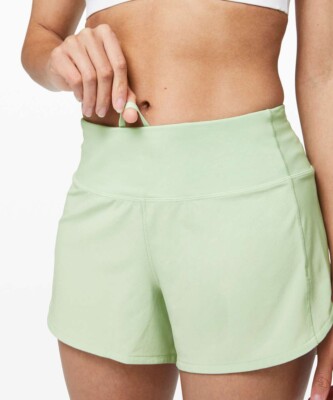 NWT Lululemon Speed Up Short Long *4'' Mystic Mint | SIZE 8