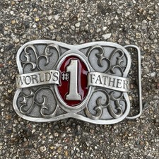 Worlds 1 Father 1986 Bergamot Brass Works Inc. Delavan WI Made USA 39 of 2,500