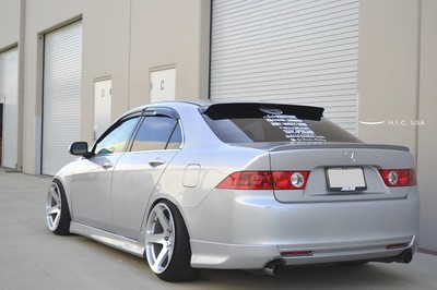HIC USA 2004 to 2008 TSX Euro R rear roof window visor spoiler + Mgen Side visor