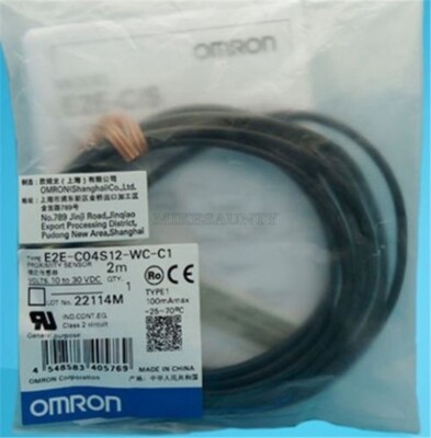 1Pc Proximity Switch Omron 10-30VD E2E-CO4S12-WC-C1 New pn