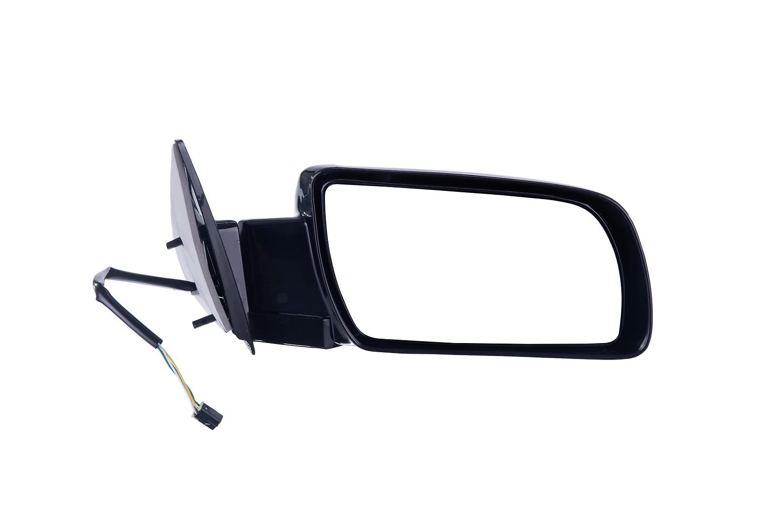 Mirror Side View Power Black Folding Passenger Right for Chevy GMC Pickup Truck