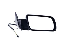 Mirror Side View Power Black Folding Passenger Right for Chevy GMC Pickup Truck