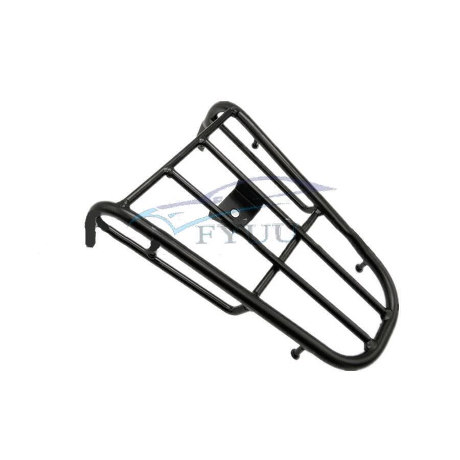 Portaequipajes trasero para motocicleta marco de carga estante soporte trasero CNC aluminio Foto 3 de 4