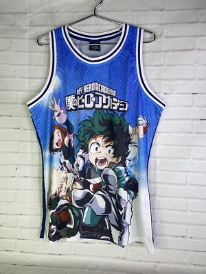 My Hero Academia Deku Todoroki Uraraka Plus Ultra Jersey Tank