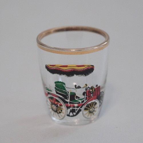 Schnapsglas Daimler Benz Motorwagen Motorkutsche Oldtimer Mercedes