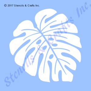 Image Is Loading 4 1 2 034 MONSTERA LEAF STENCIL TROPICAL