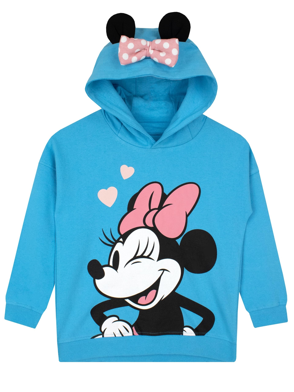 Disney Felpa con Cappuccio Minnie Mouse | Felpe da Ragazze | Minnie Mouse Fel...