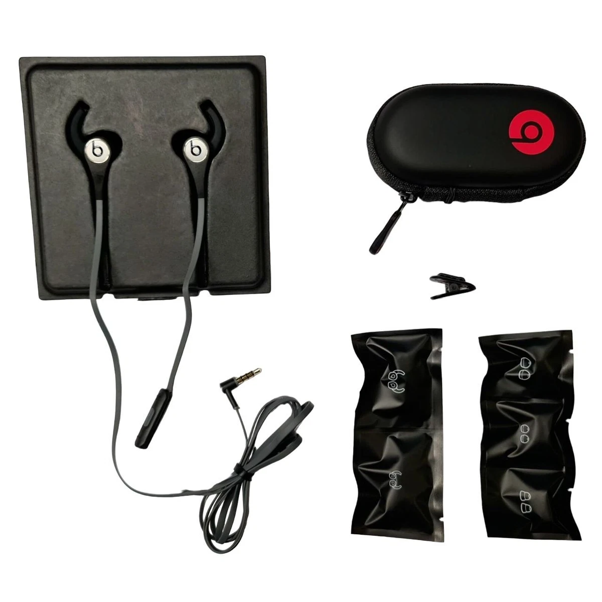 Beats By Dr Dre Earphones Tour 2 Titanium Wired 3.5mm GYM Water Resistant NEW