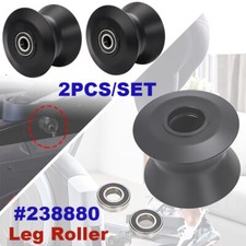 Pair Elliptical Leg Roller Wheel Replacement 238880 For Proform / HealthRider