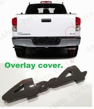 OVERLAY Gloss black Rear Tailgate 4x4 4 x 4 Emblems Fit Tundra Tacoma 4Runner