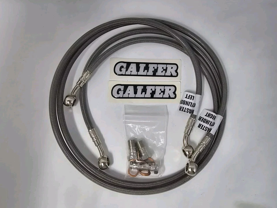 Kit de linha de freio dianteiro Galfer 1998-2004 Aprilia ETV1000 Caponord FK003D619F - NOVO EM FOLHA - Imagem 3 de 4