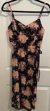 Black Floral Dress Size Small
