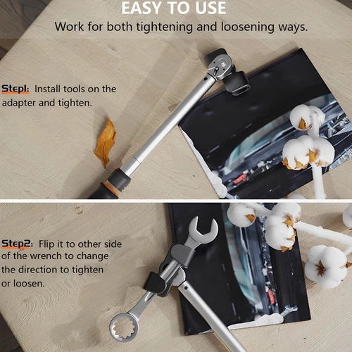 Universal Wrench Extender Adaptor for 1/2'' Drive Drop Forged Body Wrench*Extend - Picture 6 of 10