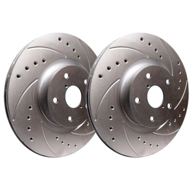 Altima Cross Drilled And Slotted Brake Rotors 2005-06 eBay