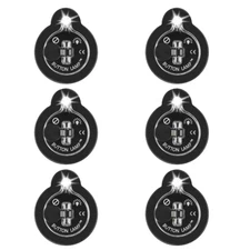 Small Ultra-Bright Adhesive LEDs Light Package Lightweight Utility Lights 6-PACK