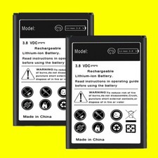 High-Performance 2x 1350mAh Rechargeable Li ion Battery f Alcatel Big Easy A383G