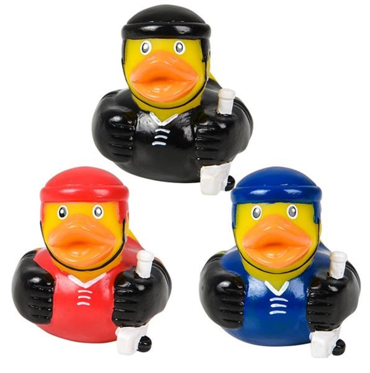 Cool Sport Themed Hockey Rubber Ducks (2") (12 Pack)