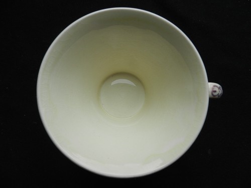 ANTIQUE GEORGE JONES CRESCENT CHINA MARLBOROUGH FLORAL IN RELIEF CUP AND SAUCER - Picture 6 of 15