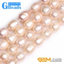 Natural Freshwater Pearls Gemstone Freeform Potato Beads For Jewelry Making 15"