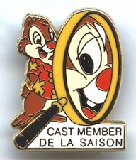 Disneyland Paris - Cast Member of The Season (Saison) Award Pin (Dale) (RARE)